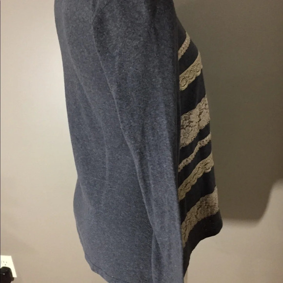 Lily White Lightweight Pointelle Sweater S - Picture 6 of 11